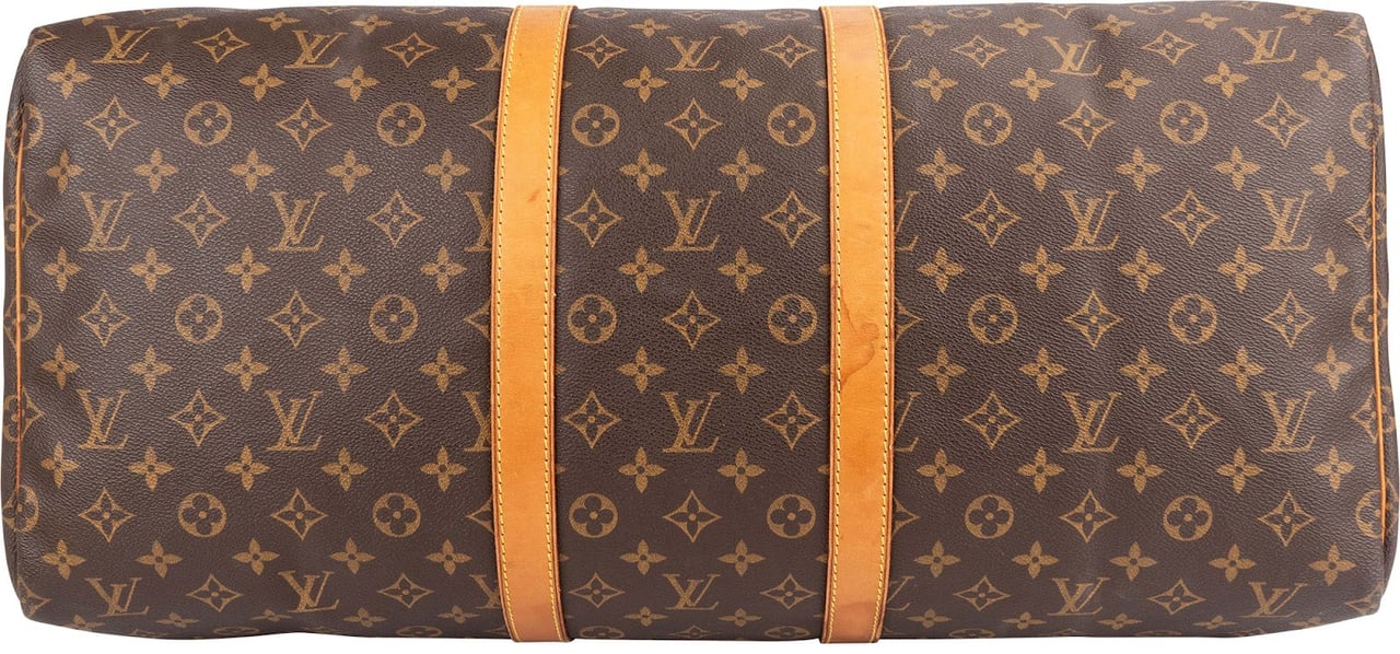 Louis Vuitton Monogram Canvas Keepall 55 Travel Bag Bruin