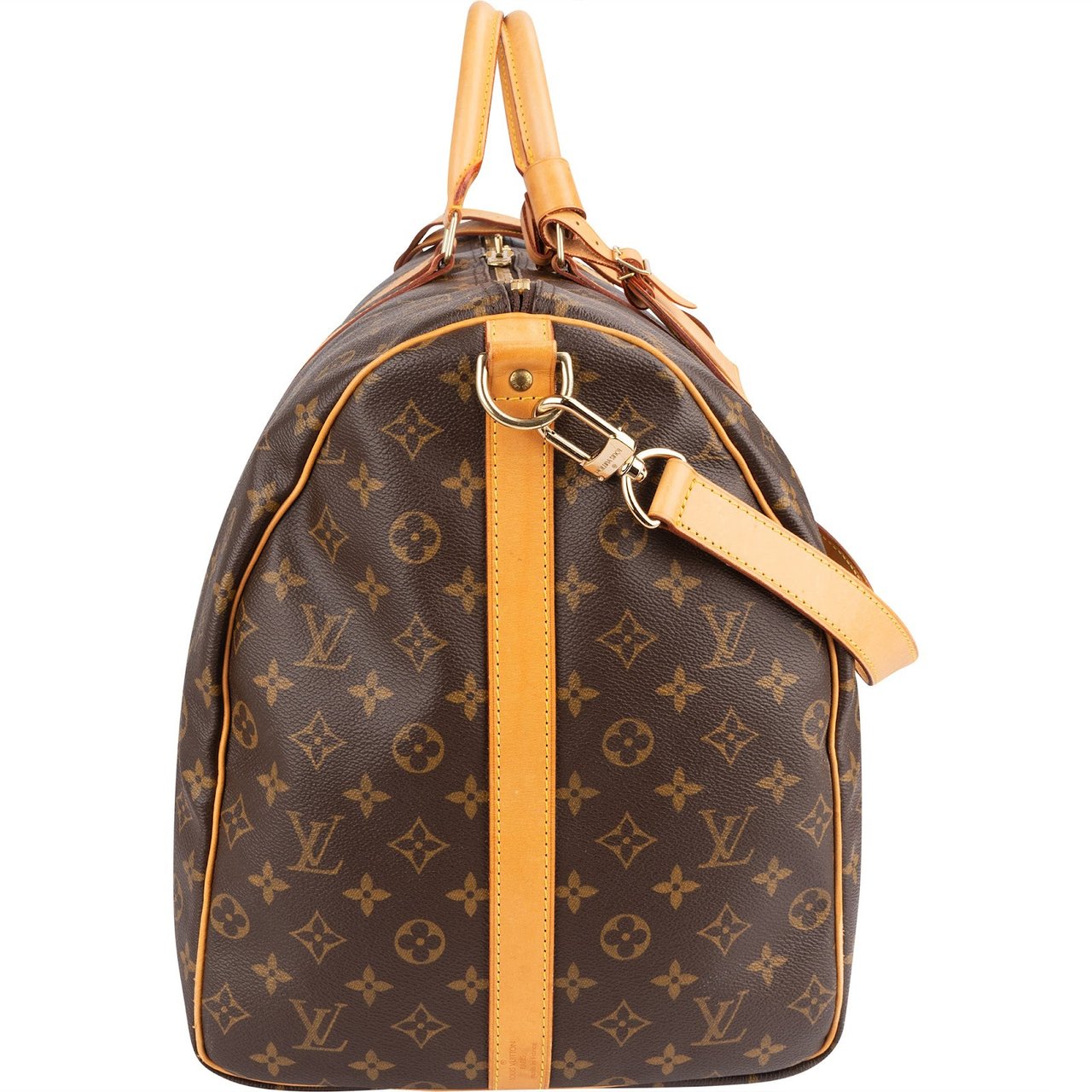 Louis Vuitton Louis Vuitton Monogram Canvas Keepall 60 Bandoulière Travel Bag Bruin