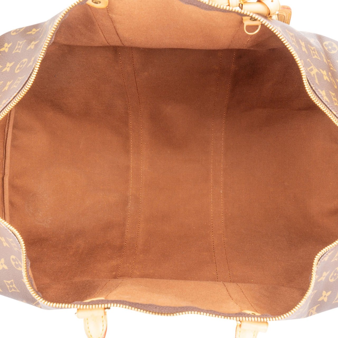 Louis Vuitton Louis Vuitton Monogram Canvas Keepall 60 Bandoulière Travel Bag Bruin