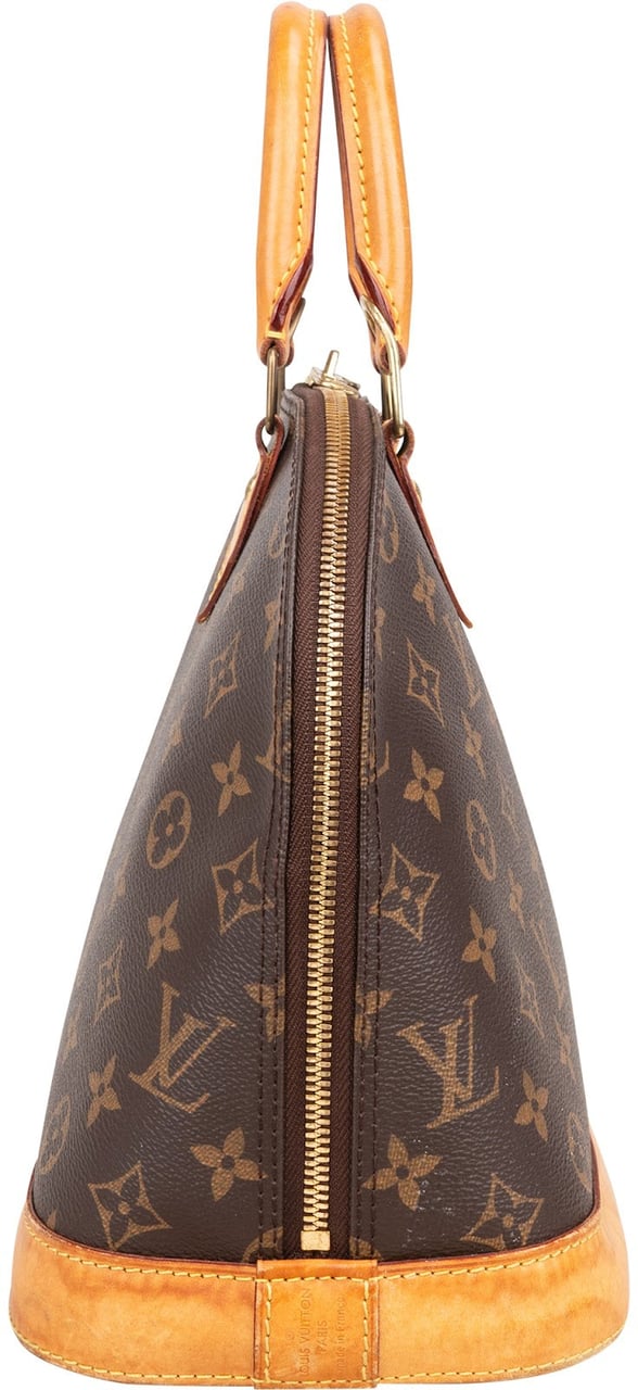 Louis Vuitton Louis Vuitton Monogram Canvas Alma PM Handbag Bruin