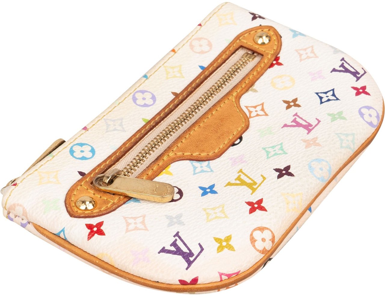 Louis Vuitton Monogram Murakami Multicolor Key Pouch Wit