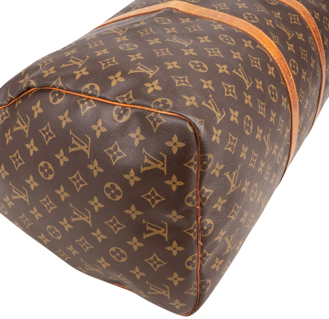 Louis Vuitton Louis Vuitton Monogram Canvas Keepall 55 Travel Bag Bruin
