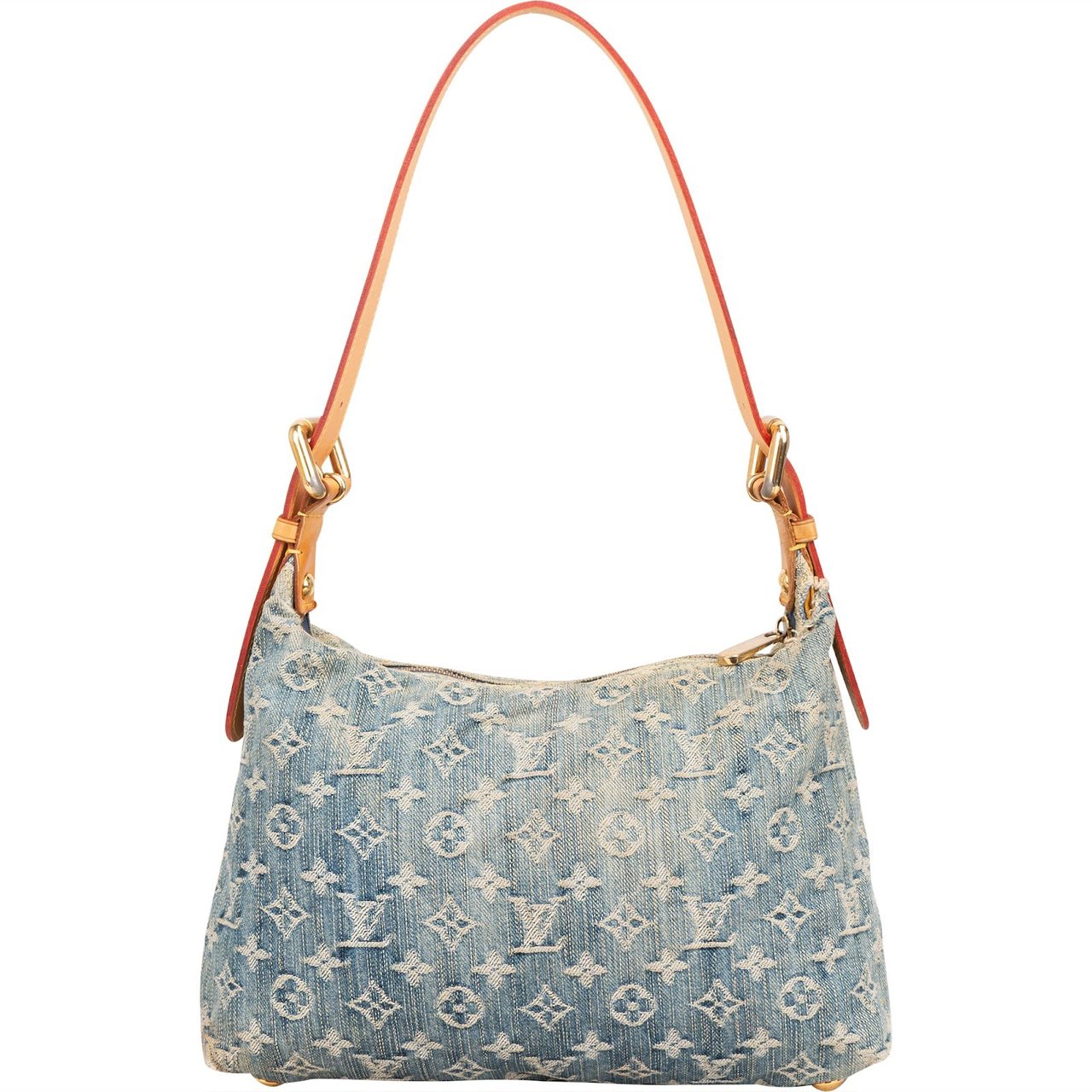 Louis Vuitton Louis Vuitton Monogram Denim Baggy PM Shoulder Bag Blauw