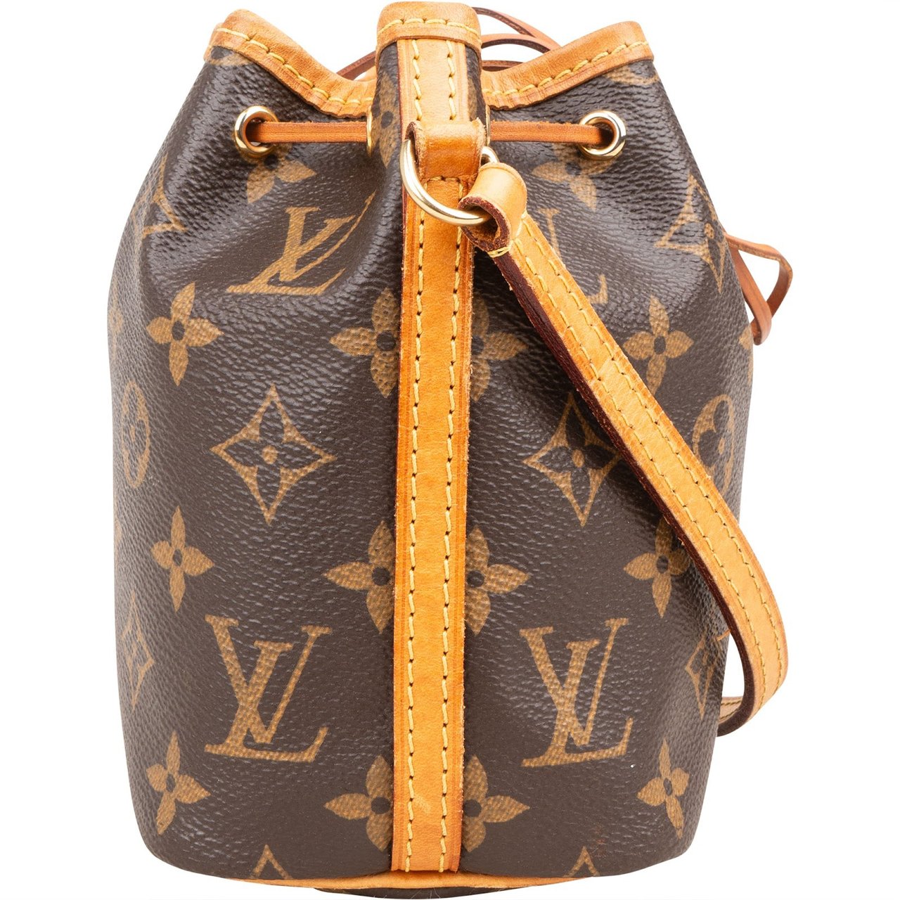 Louis Vuitton Louis Vuitton Monogram Canvas Nano Noe Crossbody Bag Bruin