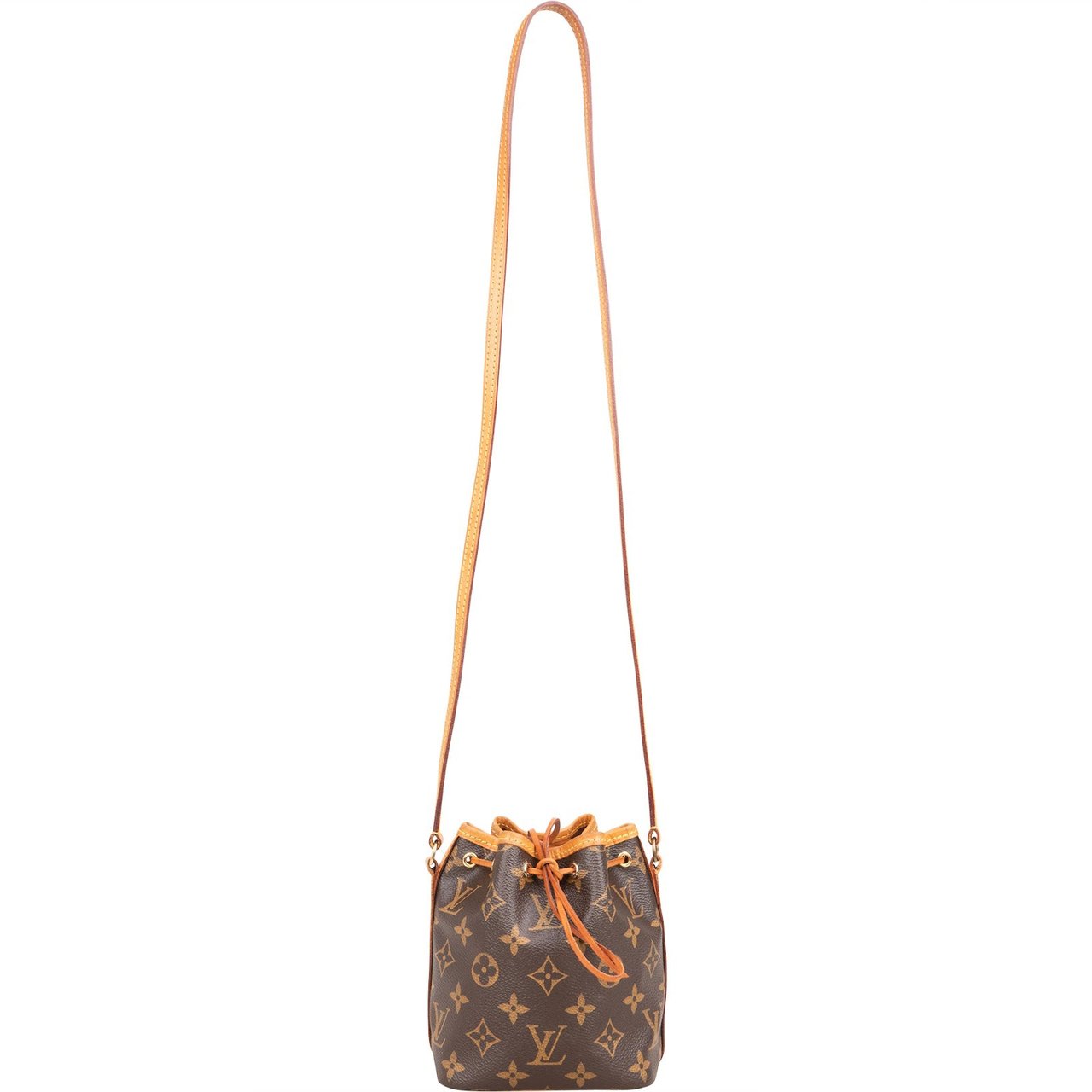 Louis Vuitton Louis Vuitton Monogram Canvas Nano Noe Crossbody Bag Bruin