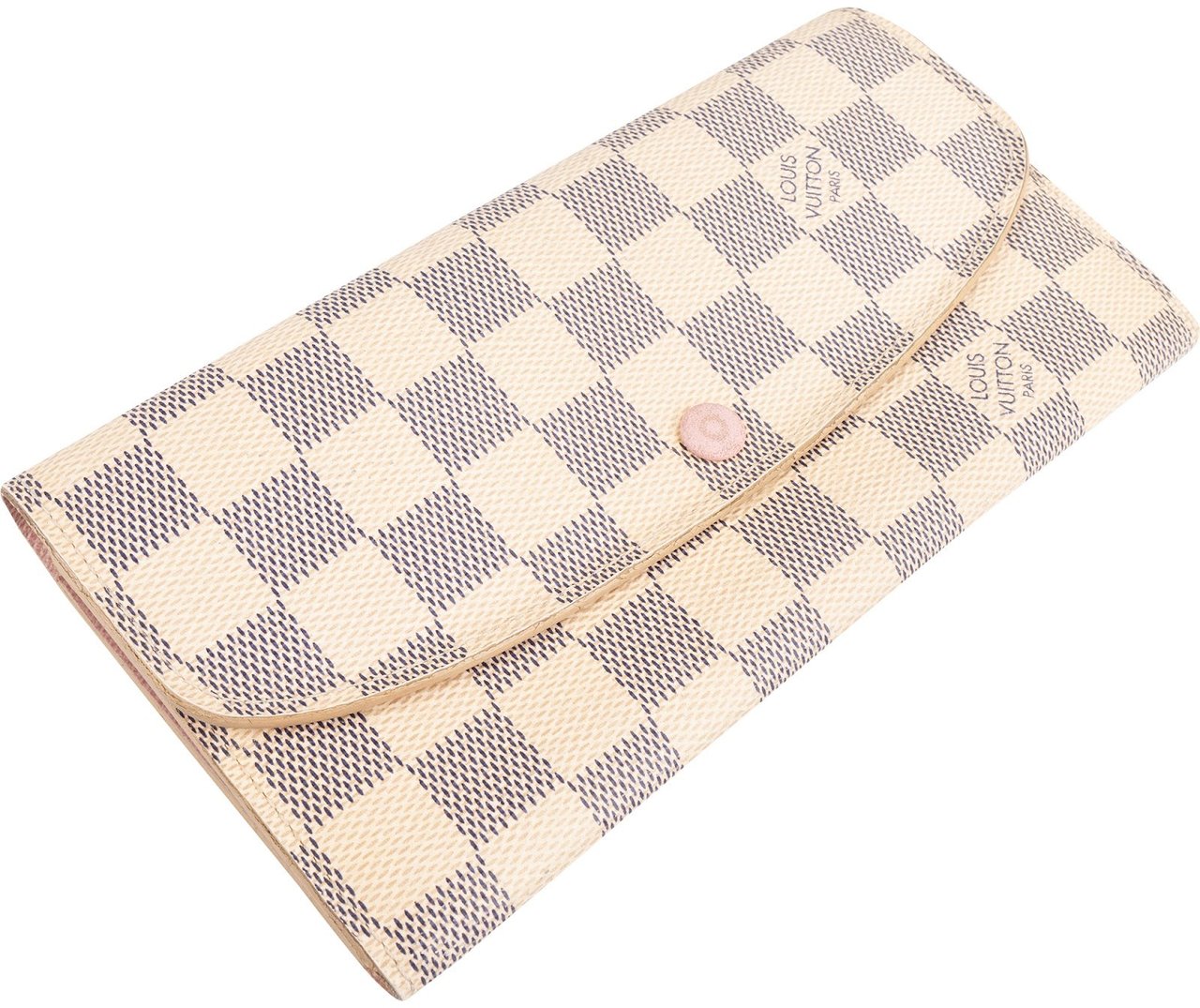 Louis Vuitton Louis Vuitton Monogram Damier Azur Emilie Sarah Wallet Wit