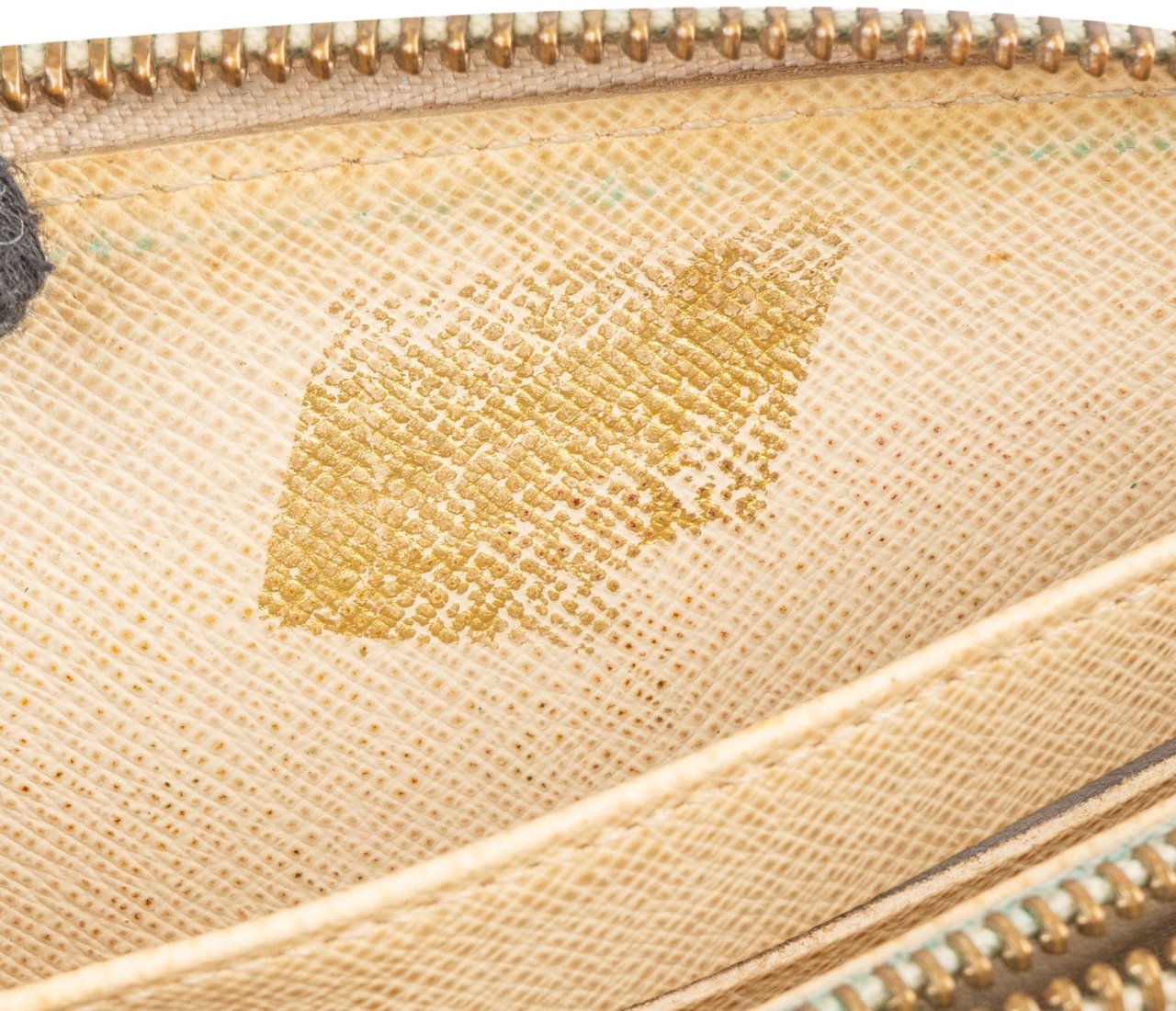 Louis Vuitton Monogram Damier Azur Canvas Zippy Wallet Beige
