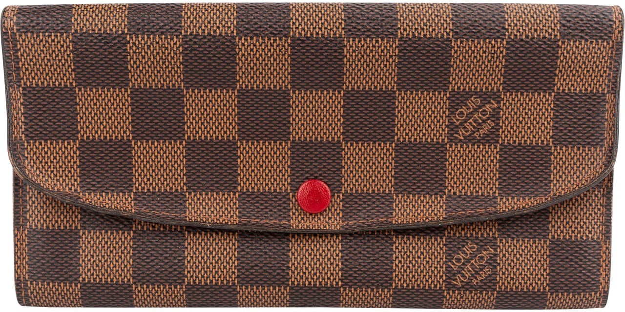 Louis Vuitton Louis Vuitton Monogram Damier Ebene Emilie Wallet Bruin