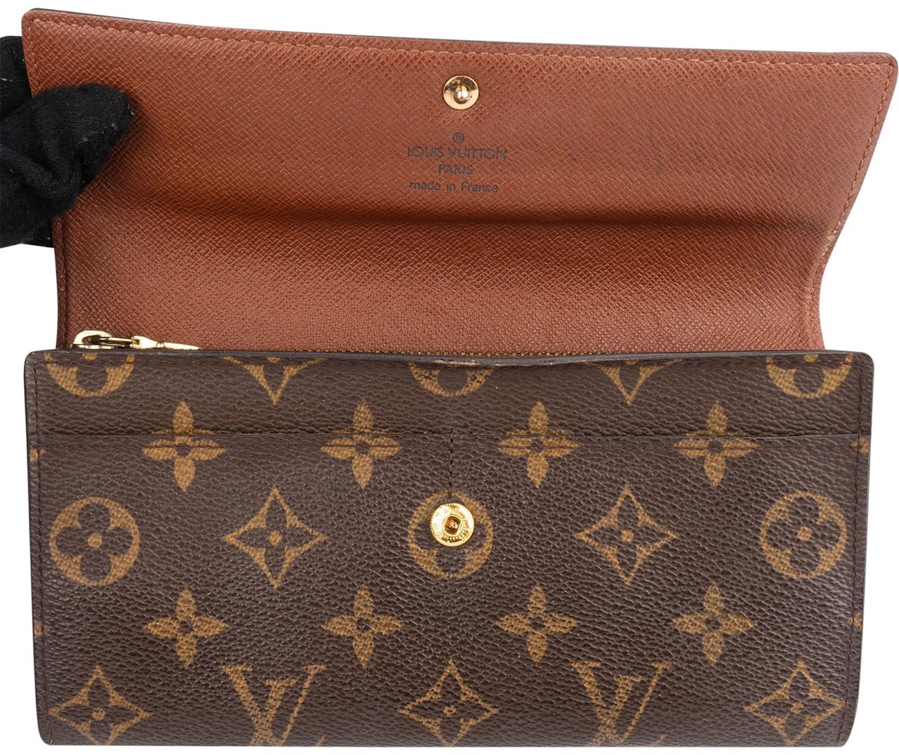 Louis Vuitton Louis Vuitton Monogram Canvas Sarah Wallet Bruin