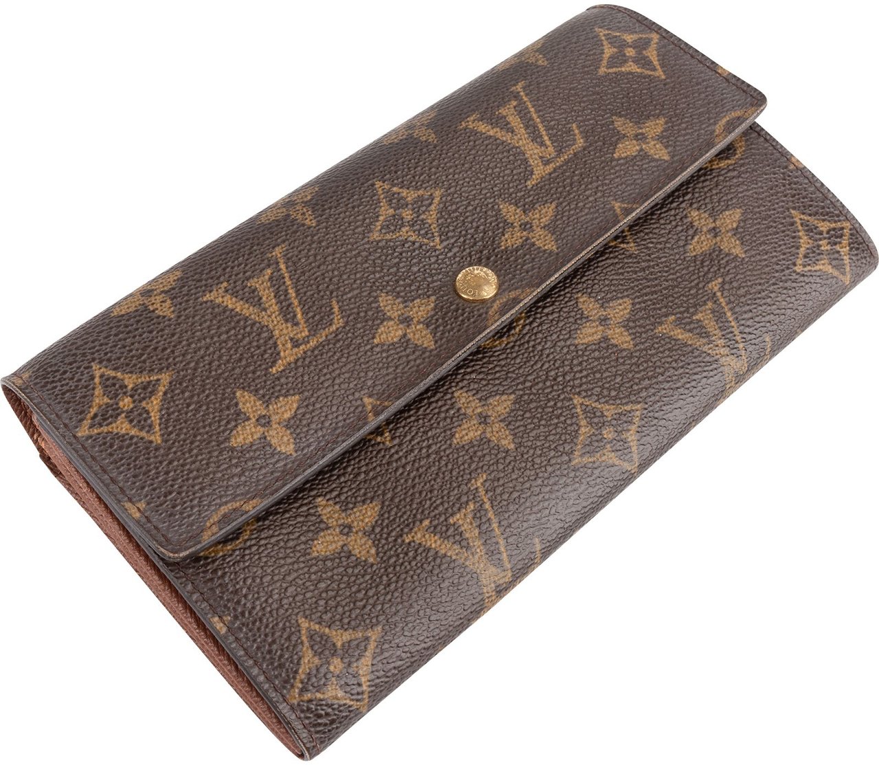 Louis Vuitton Louis Vuitton Monogram Canvas Sarah Wallet Bruin