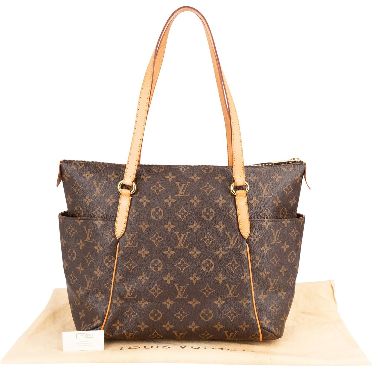 Louis Vuitton Monogram Canvas Totally GM Shoulder Bag Bruin