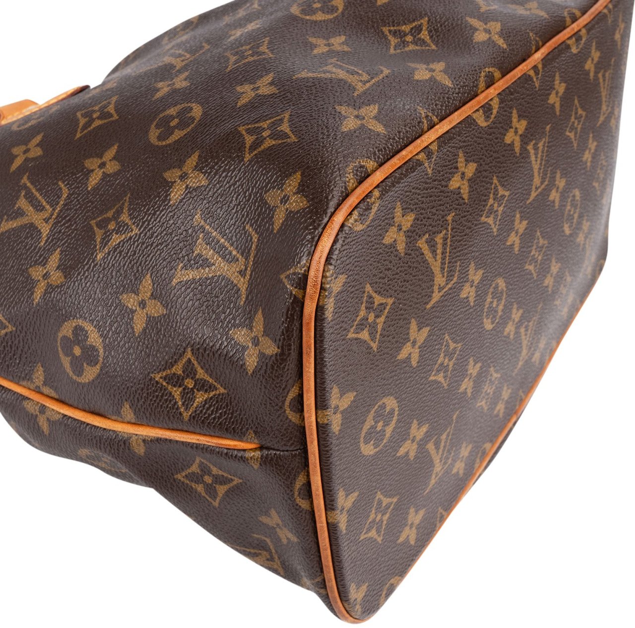 Louis Vuitton Louis Vuitton Canvas Monogram Palermo PM Handbag Bruin
