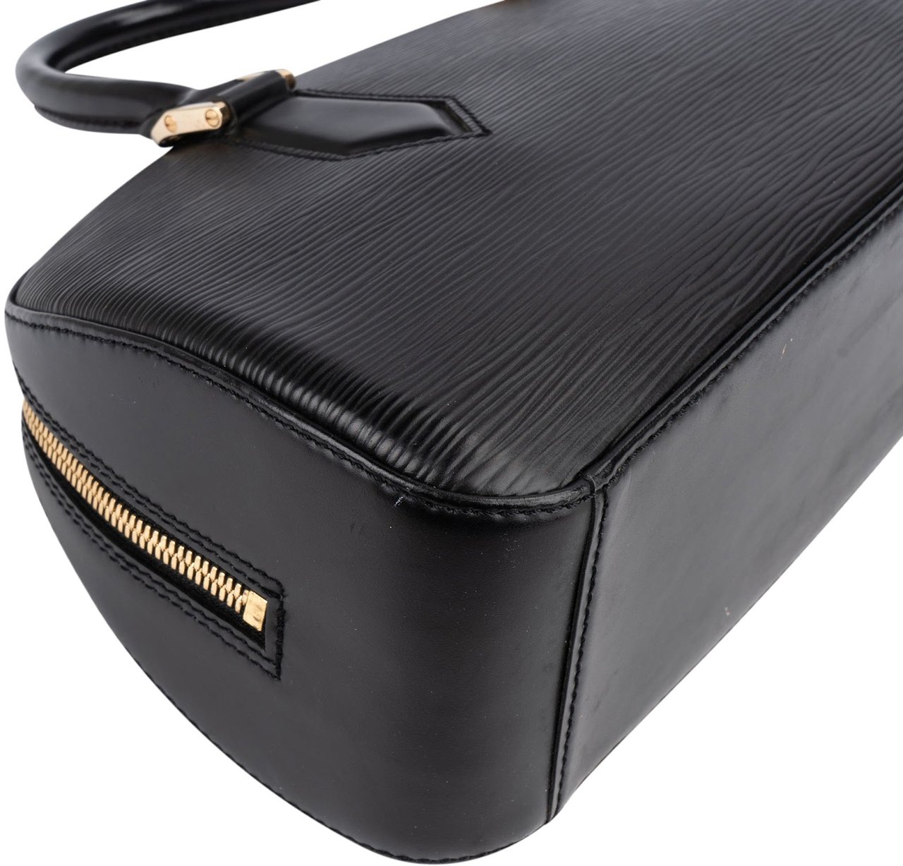 Louis Vuitton Louis Vuitton Noir Epi Leather Jasmin Handbag Zwart