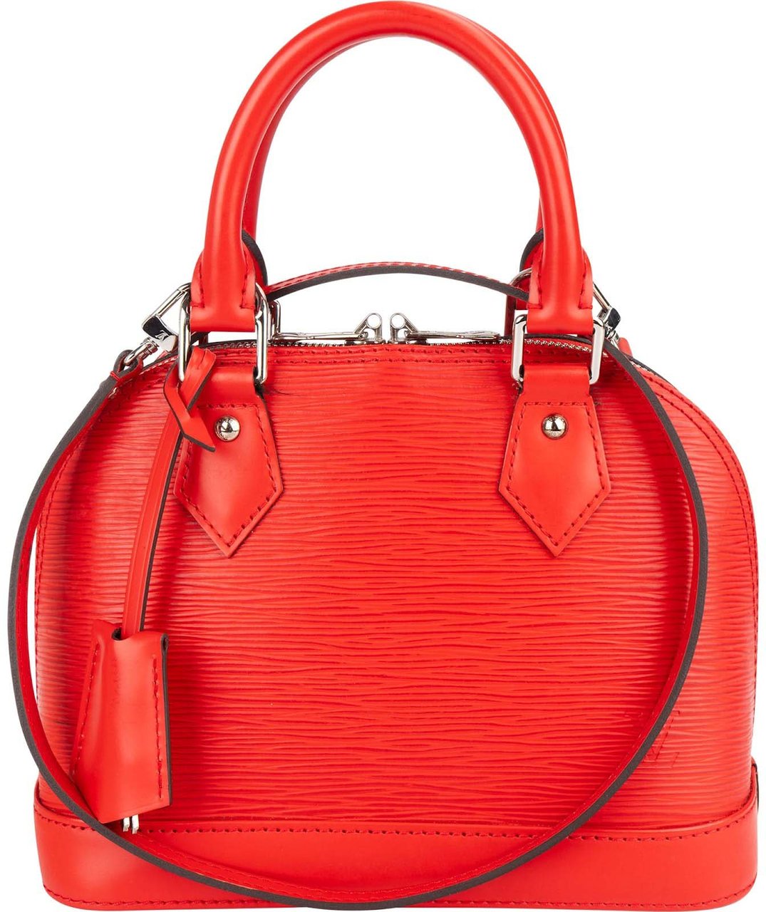 Louis Vuitton Red Epi Leather Alma BB Handbag Divers
