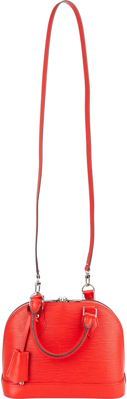 Louis Vuitton Red Epi Leather Alma BB Handbag Divers