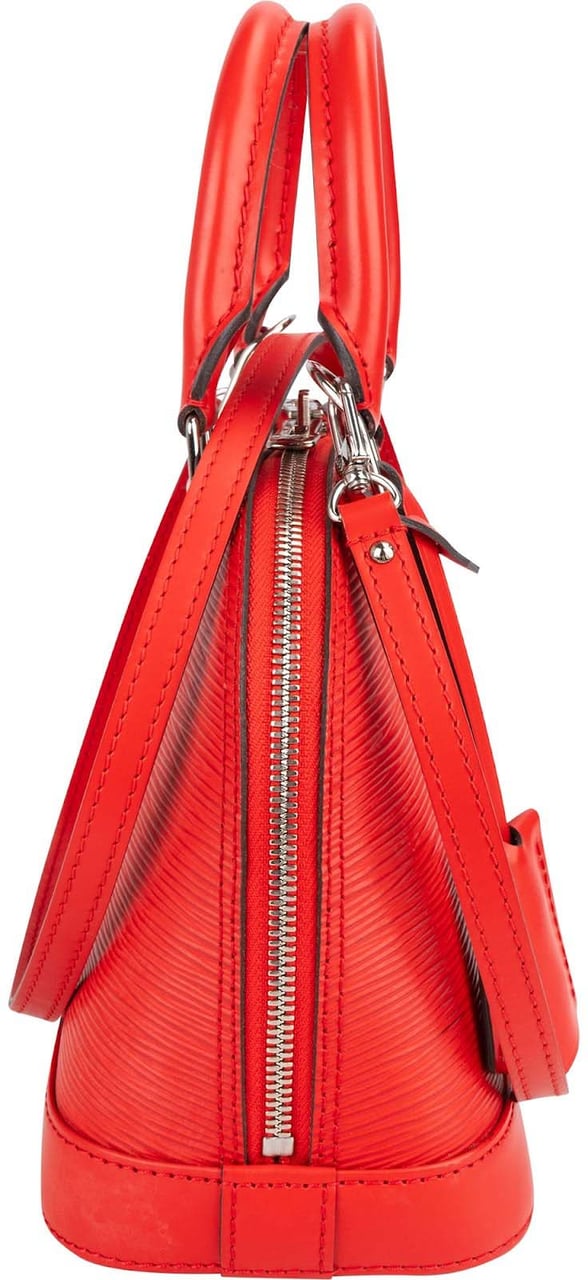 Louis Vuitton Red Epi Leather Alma BB Handbag Divers