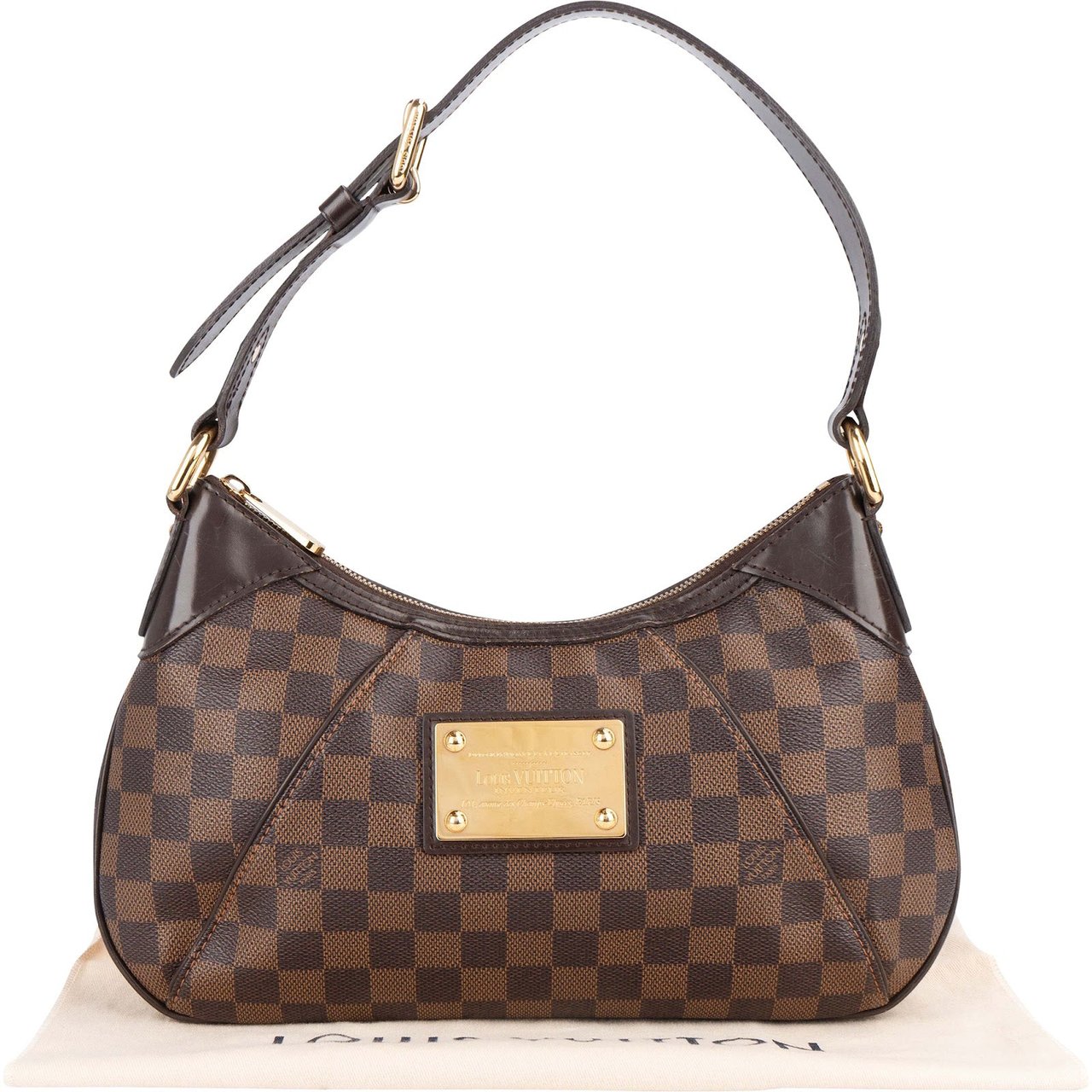 Louis Vuitton Louis Vuitton Damier Ebene Monogram Thames PM Shoulder Bag Bruin