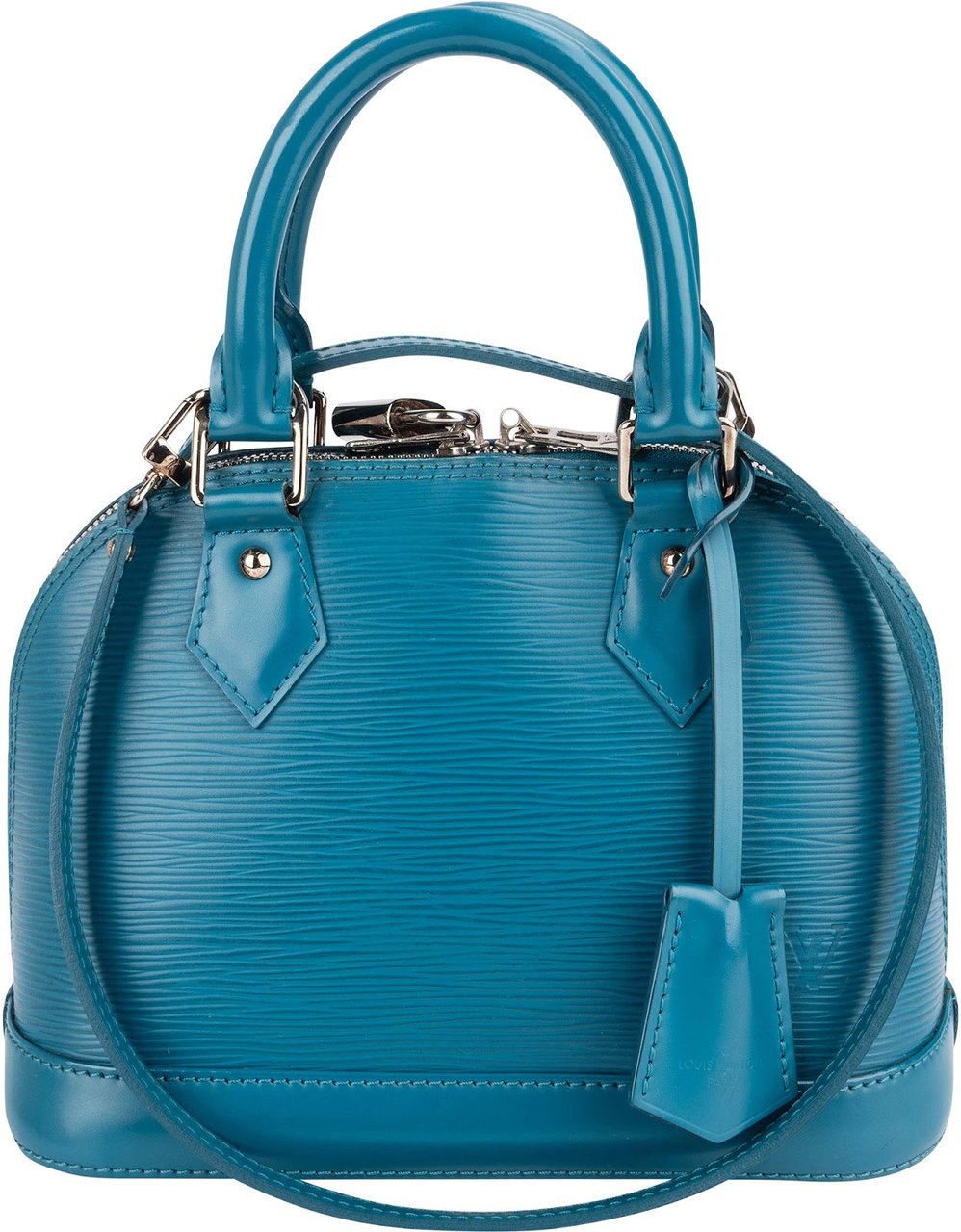 Louis Vuitton Louis Vuitton Blue Epi Leather Alma BB Handbag Blauw