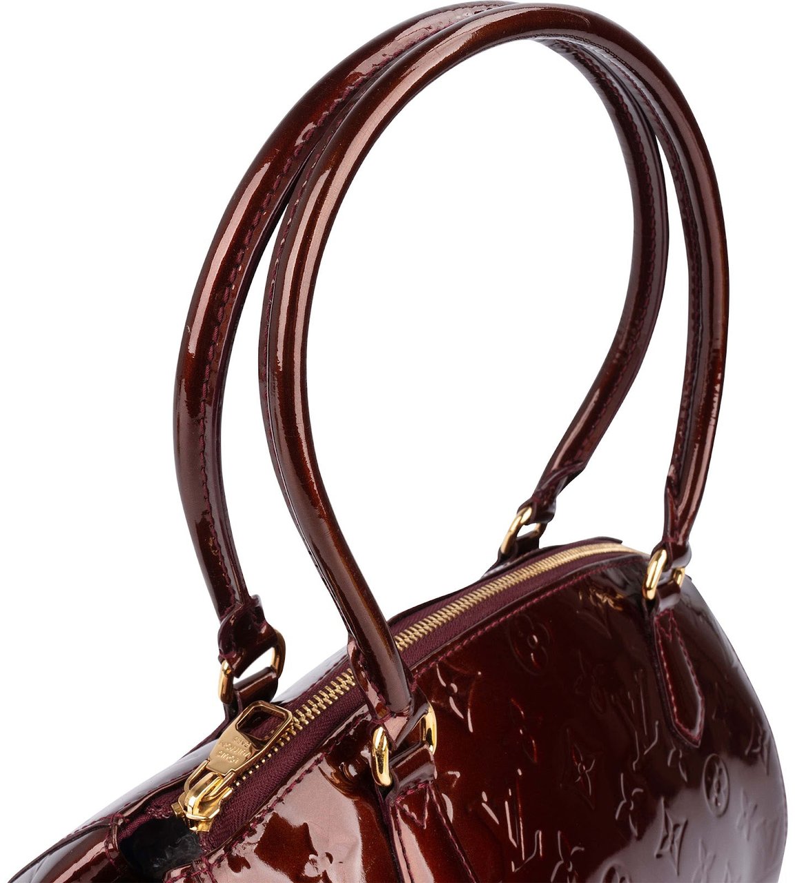 Louis Vuitton Louis Vuitton Monogram Vernis Sherwood Handbag Bruin