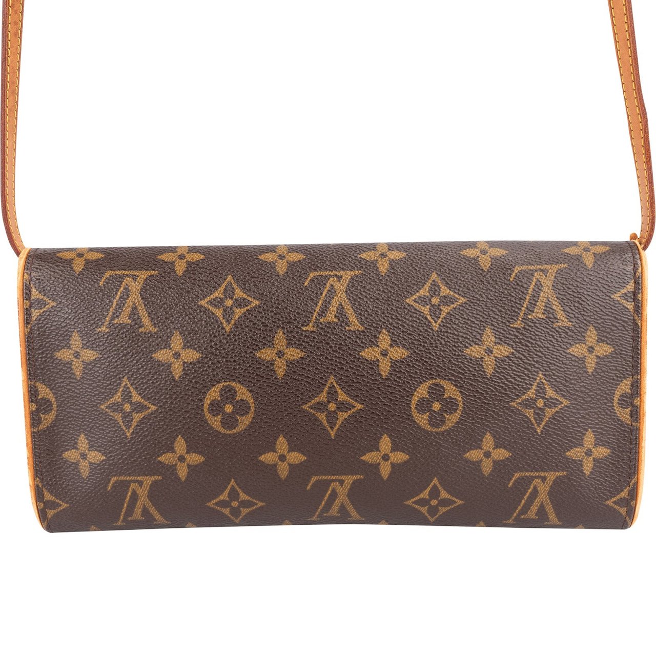 Louis Vuitton Louis Vuitton Monogram Canvas Twin Pochette Accessoire Crossbody Bag Bruin