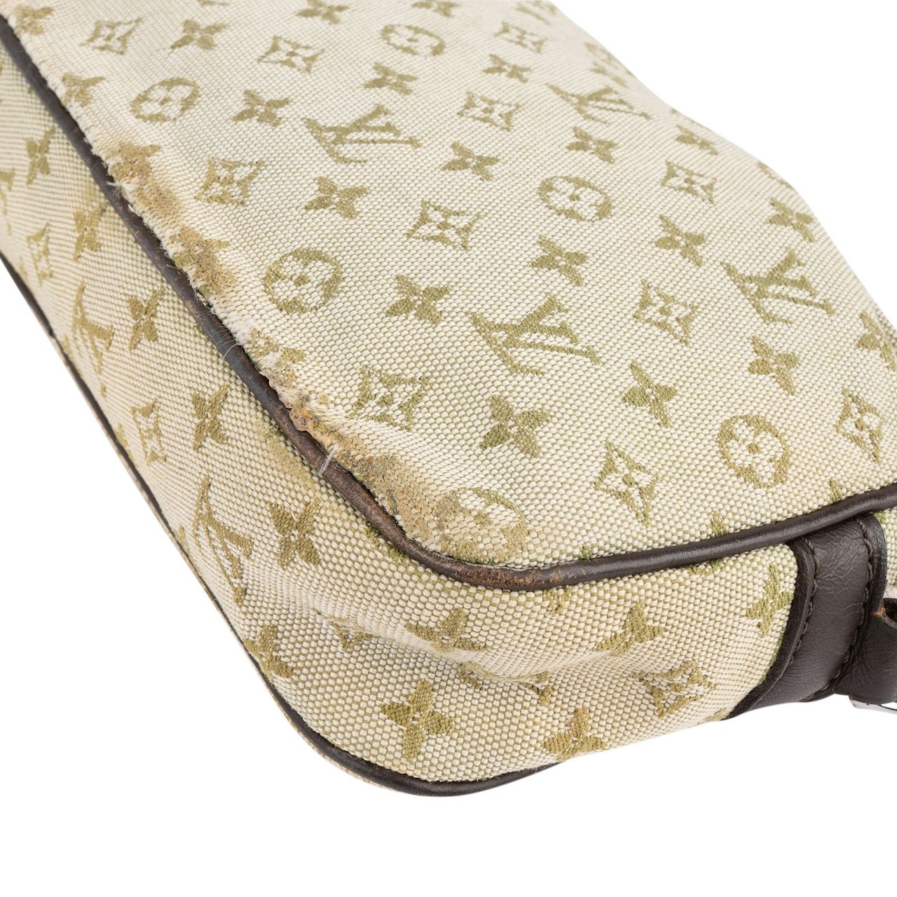Louis Vuitton Monogram Mini Lin Conte de Fées Mushroom Pochette Accessoire Handbag Beige