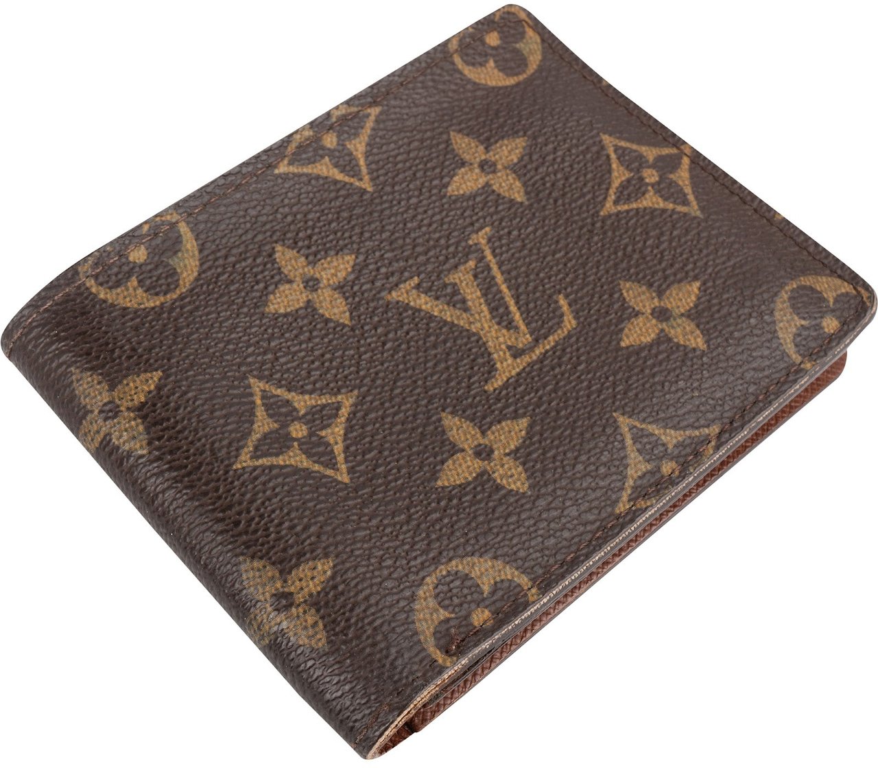 Louis Vuitton Louis Vuitton Monogram Canvas Billets Wallet Bruin