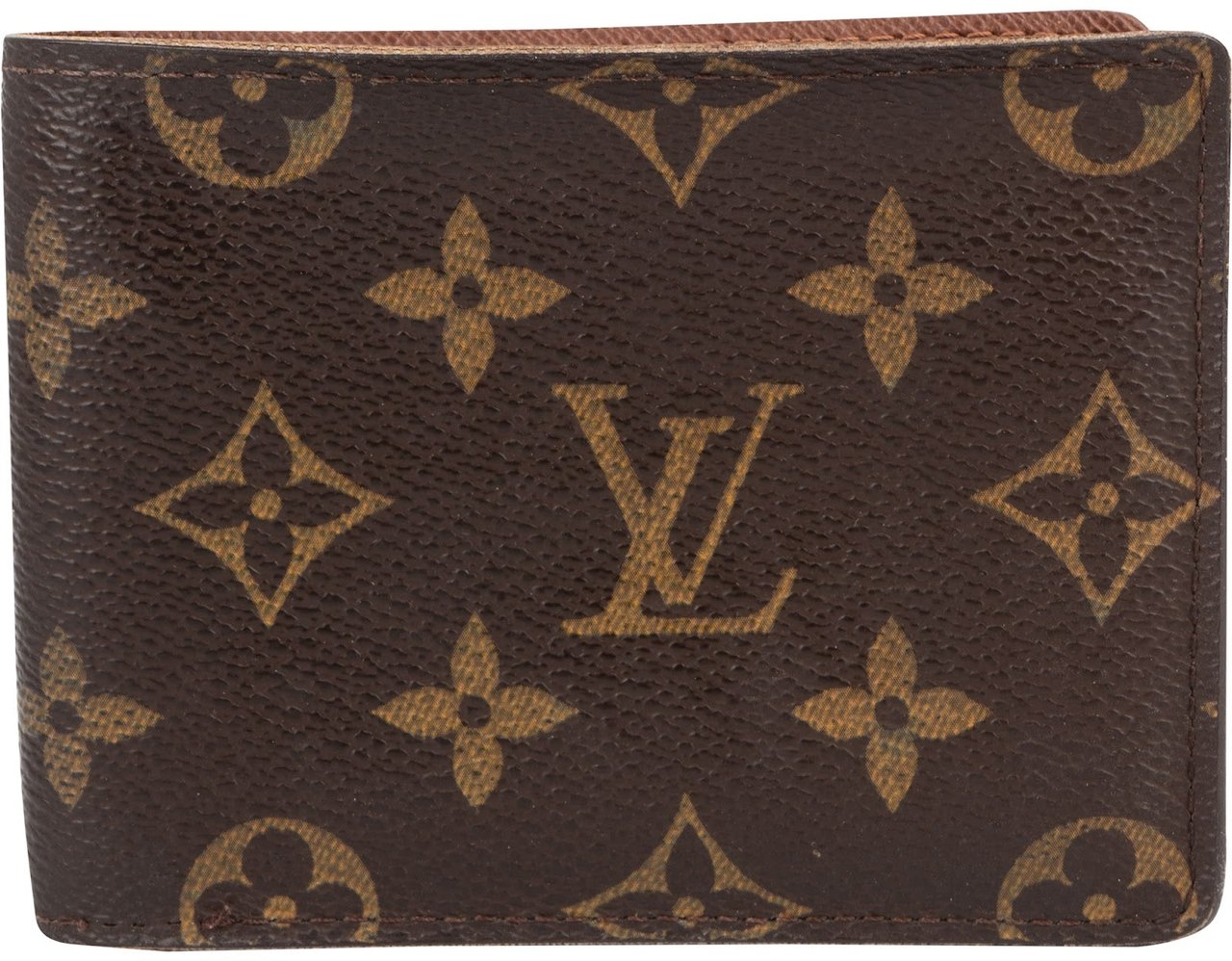 Louis Vuitton Louis Vuitton Monogram Canvas Billets Wallet Bruin