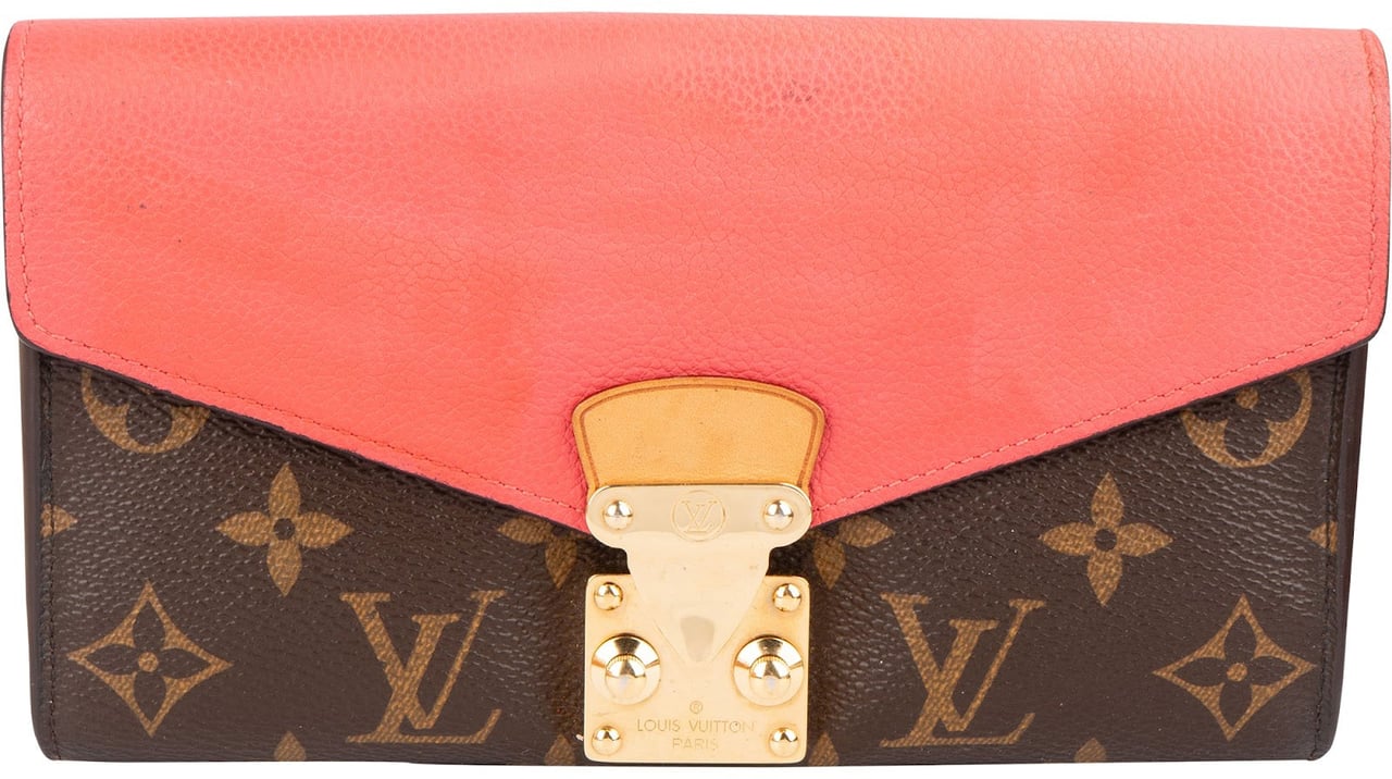 Louis Vuitton Monogram Canvas Pallas Wallet Bruin