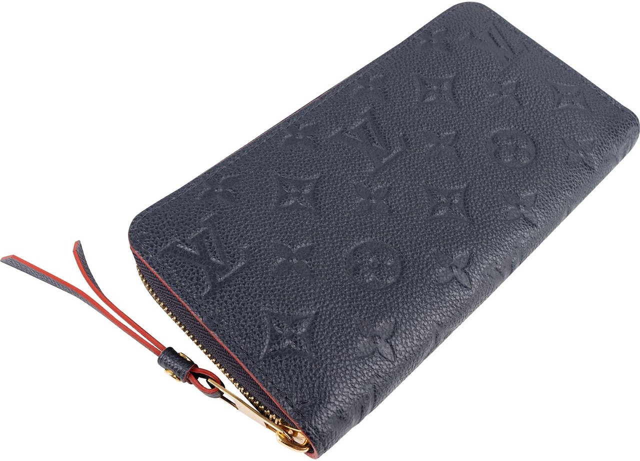 Louis Vuitton Louis Vuitton Monogram Empreinte Leather Zippy Wallet Navy