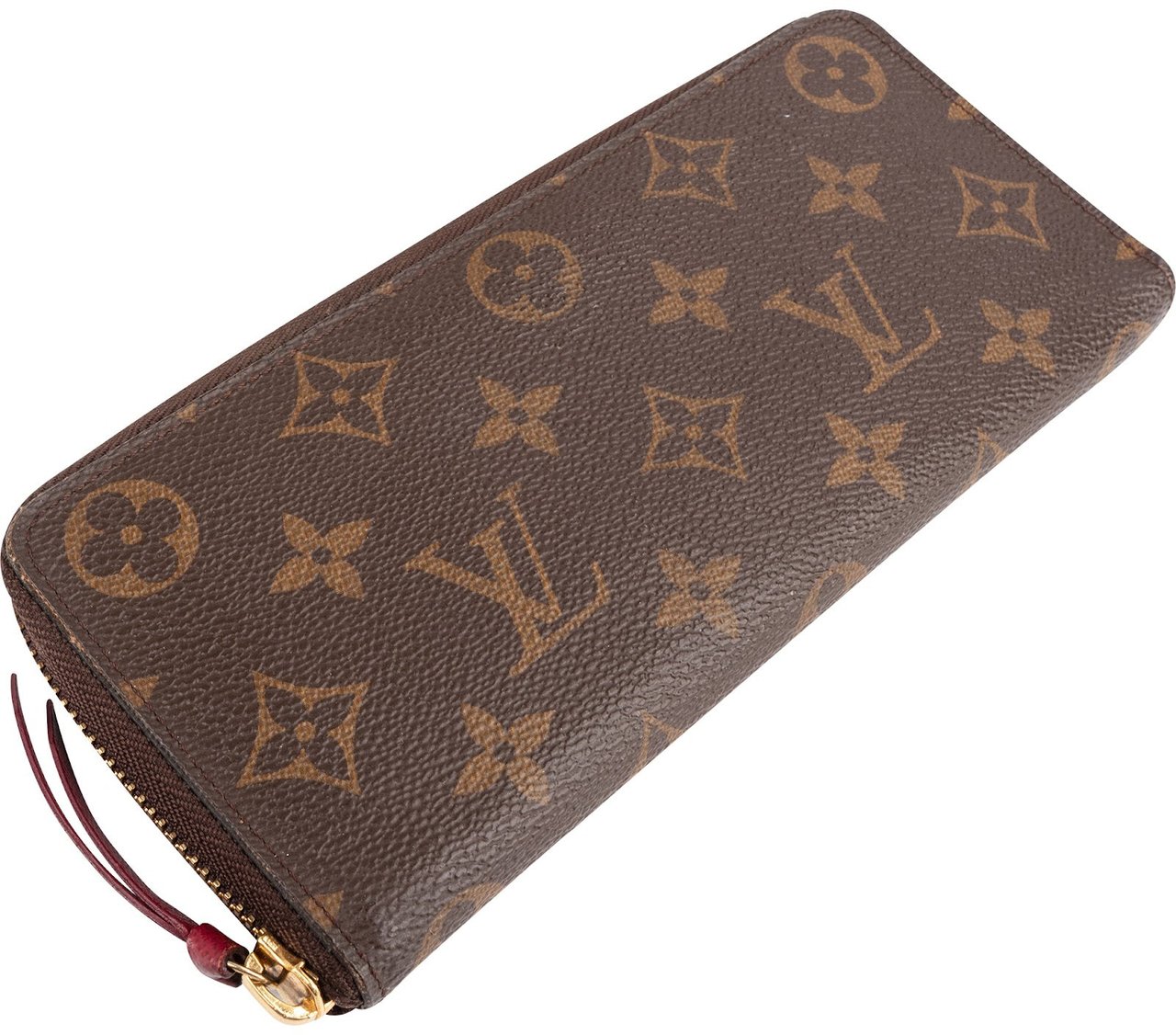 Louis Vuitton Louis Vuitton Monogram Canvas Clemence Zippy Wallet Bruin