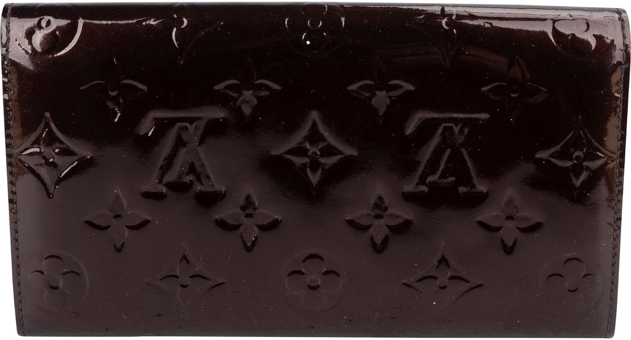 Louis Vuitton Monogram Vernis Sarah Wallet Bruin