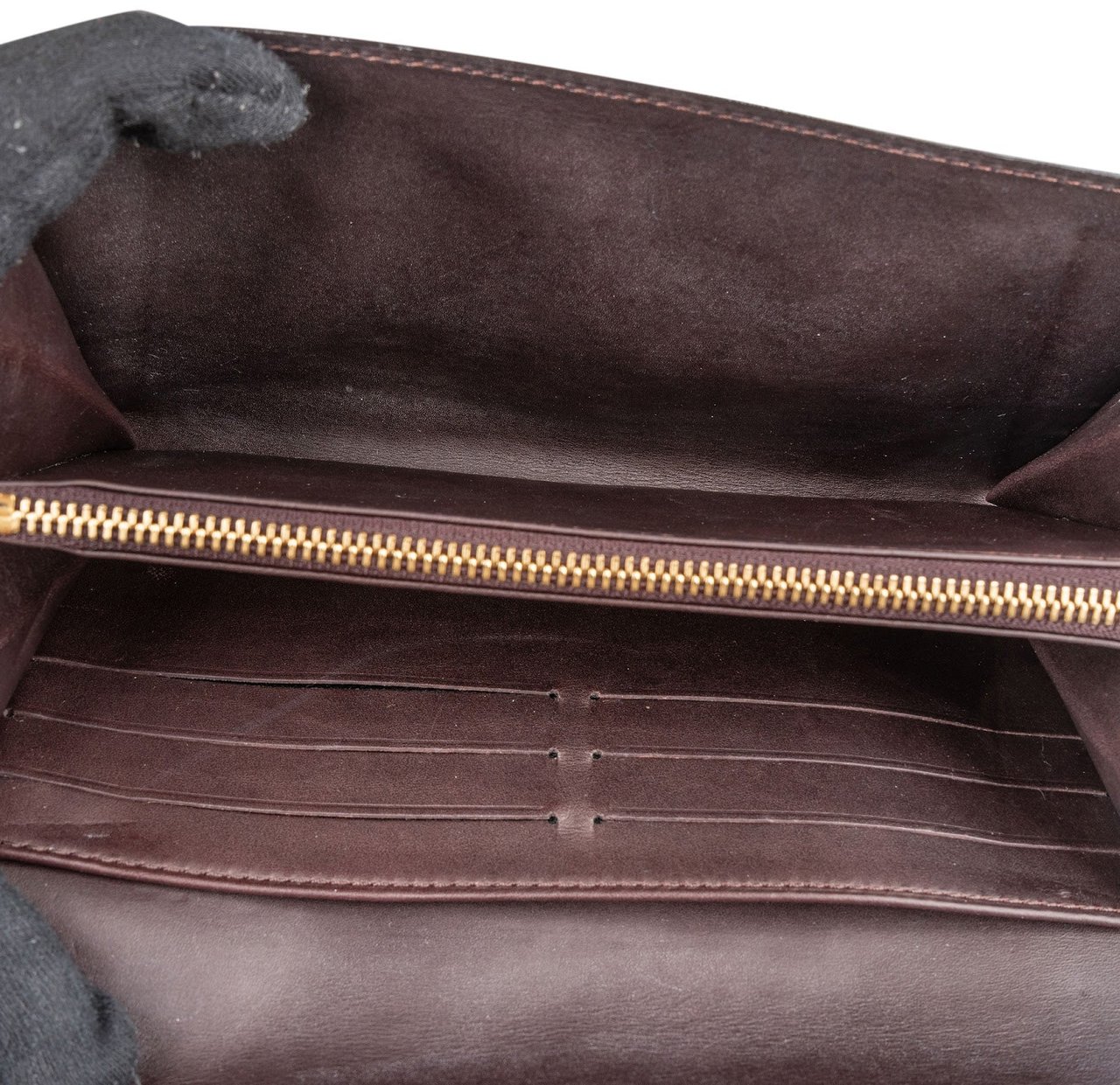 Louis Vuitton Monogram Vernis Sarah Wallet Bruin