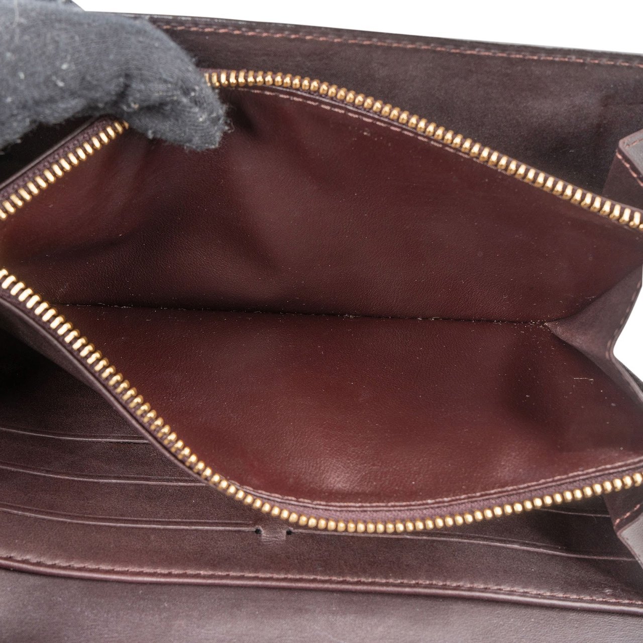 Louis Vuitton Monogram Vernis Sarah Wallet Bruin