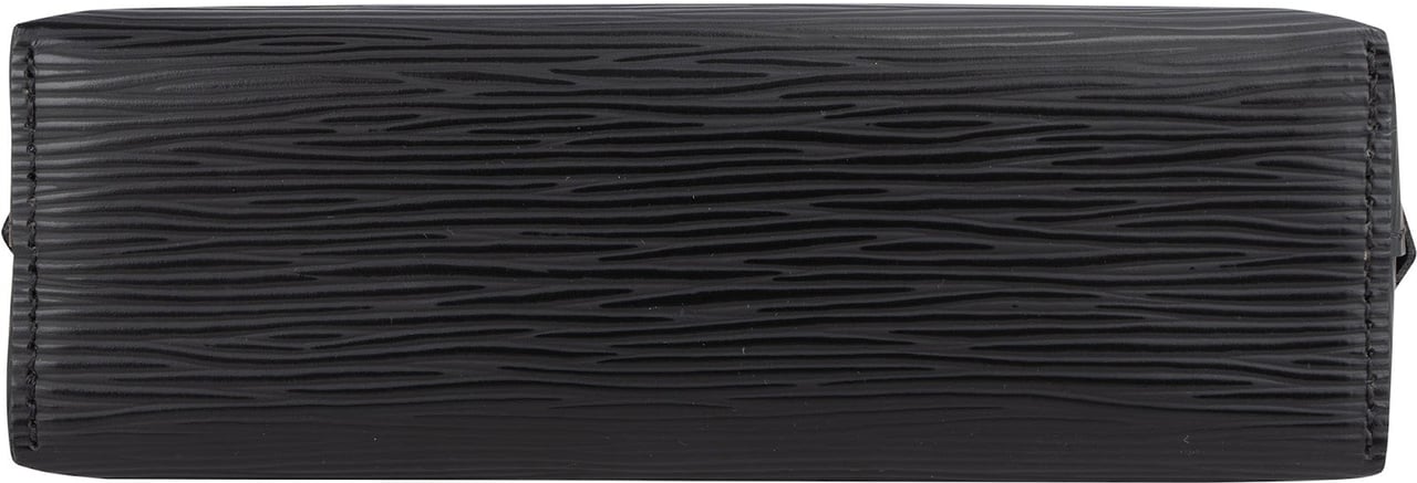 Louis Vuitton Louis Vuitton Noir Epi Leather Pochette Cosmétique PM Pouch Zwart