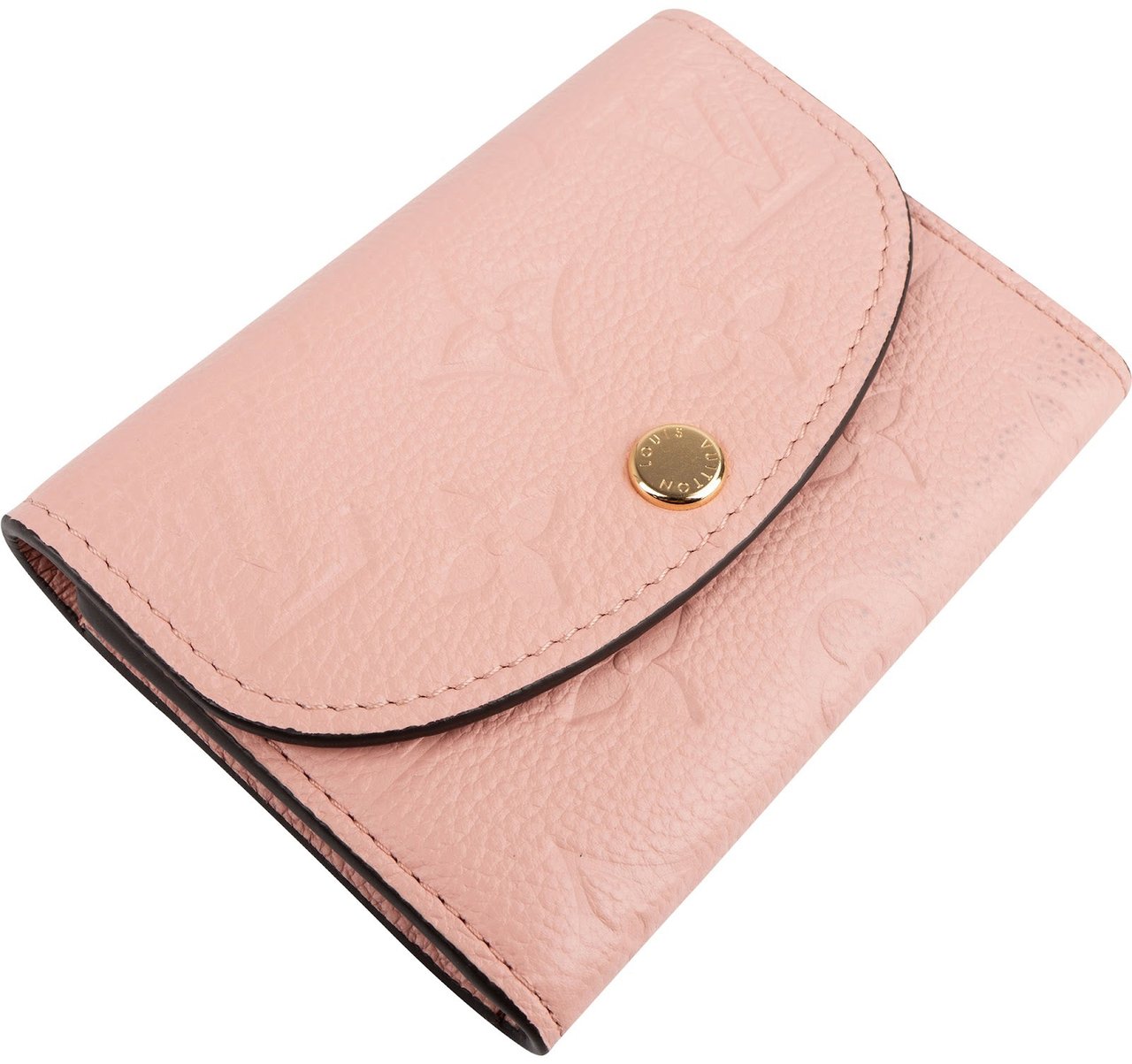 Louis Vuitton Leather Monogram Empreinte Rosalie Coin Wallet Rood