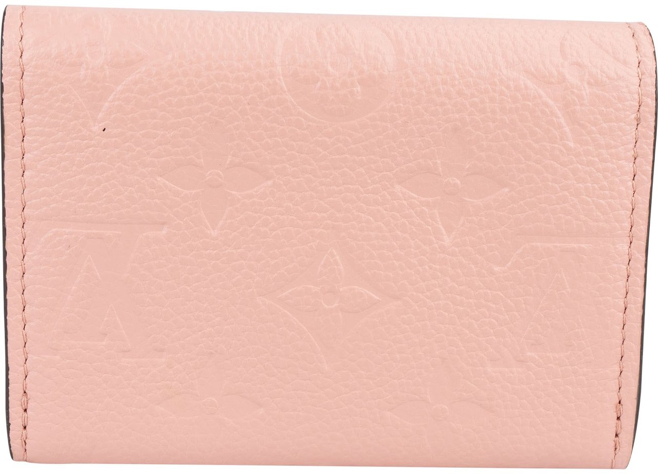 Louis Vuitton Leather Monogram Empreinte Rosalie Coin Wallet Rood