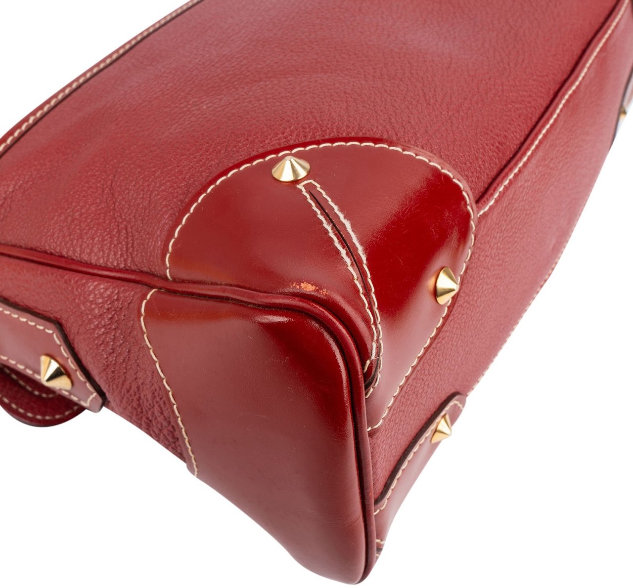 Louis Vuitton Louis Vuitton Red Leather Suhali L'Essentiel Shoulder Bag Rood