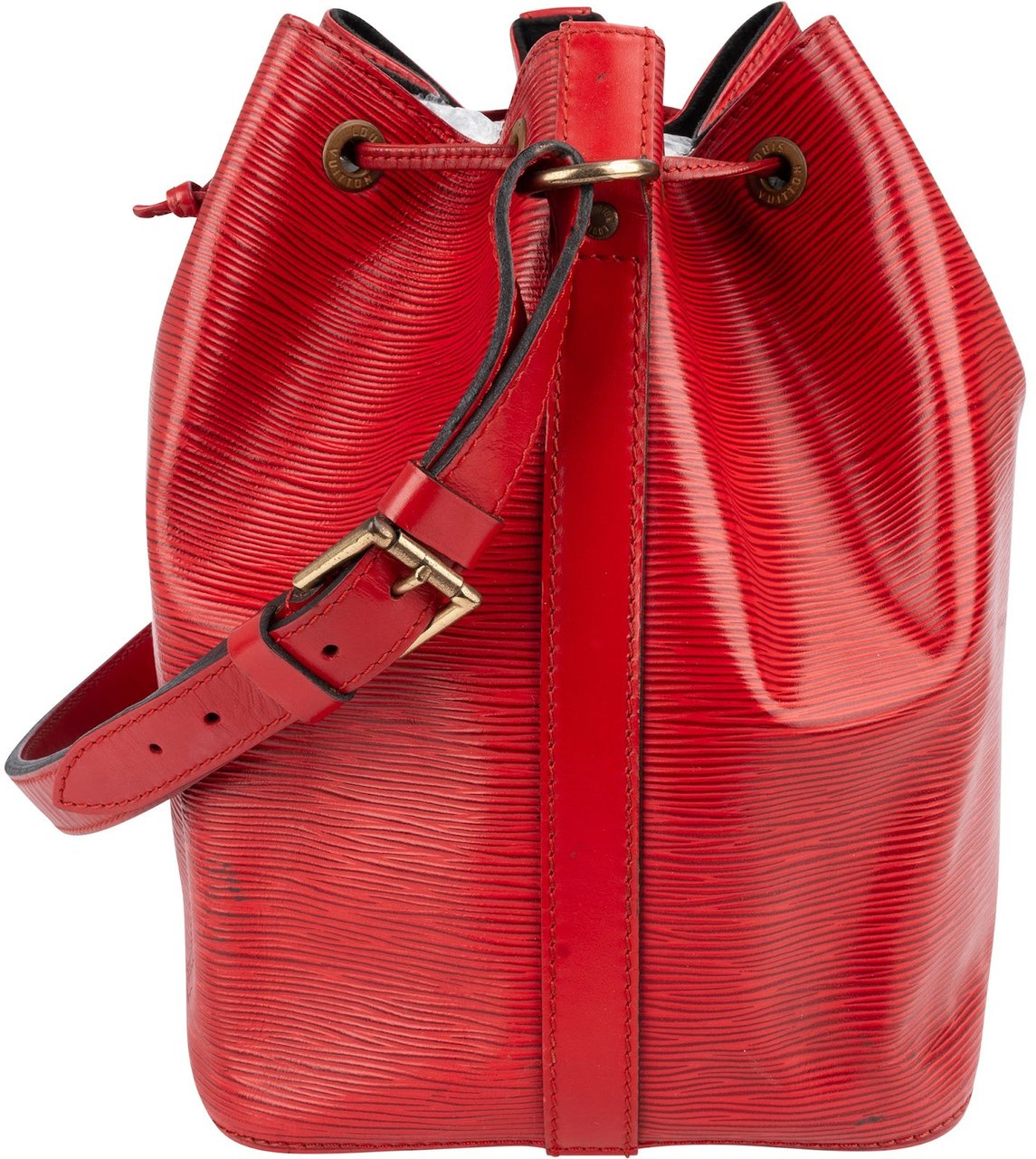 Louis Vuitton Red Epi Leather Sac Noé Petit Shoulder Bag Rood