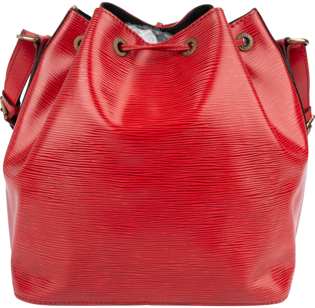 Louis Vuitton Red Epi Leather Sac Noé Petit Shoulder Bag Rood