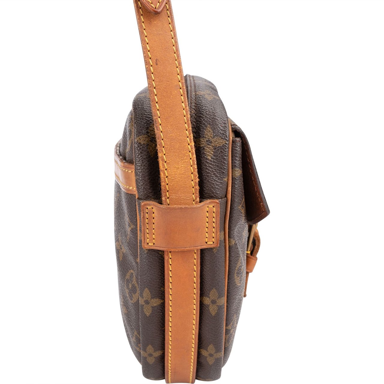 Louis Vuitton Monogram Canvas Jeune Fille GM Crossbody Bag Bruin