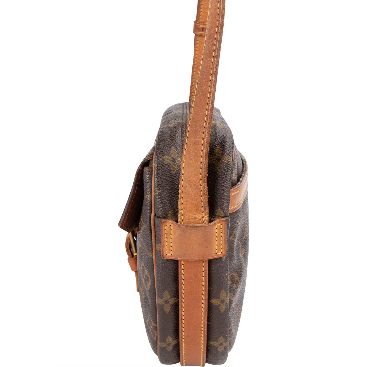 Louis Vuitton Monogram Canvas Jeune Fille GM Crossbody Bag Bruin