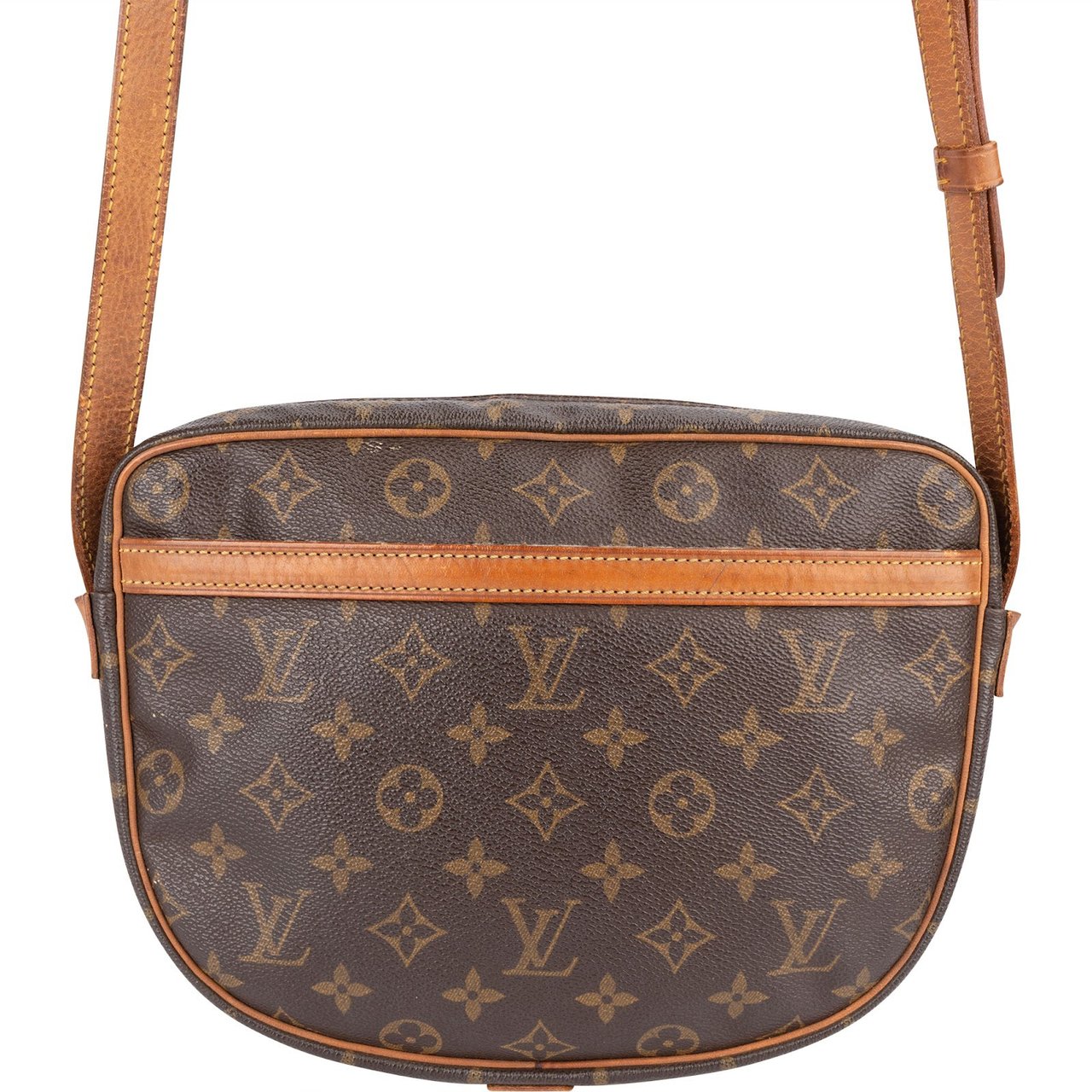 Louis Vuitton Monogram Canvas Jeune Fille GM Crossbody Bag Bruin