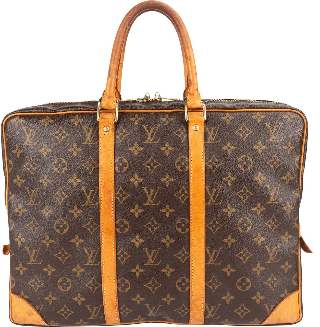Louis Vuitton Louis Vuitton Monogram Canvas Porte-Documents Voyage Handbag Bruin