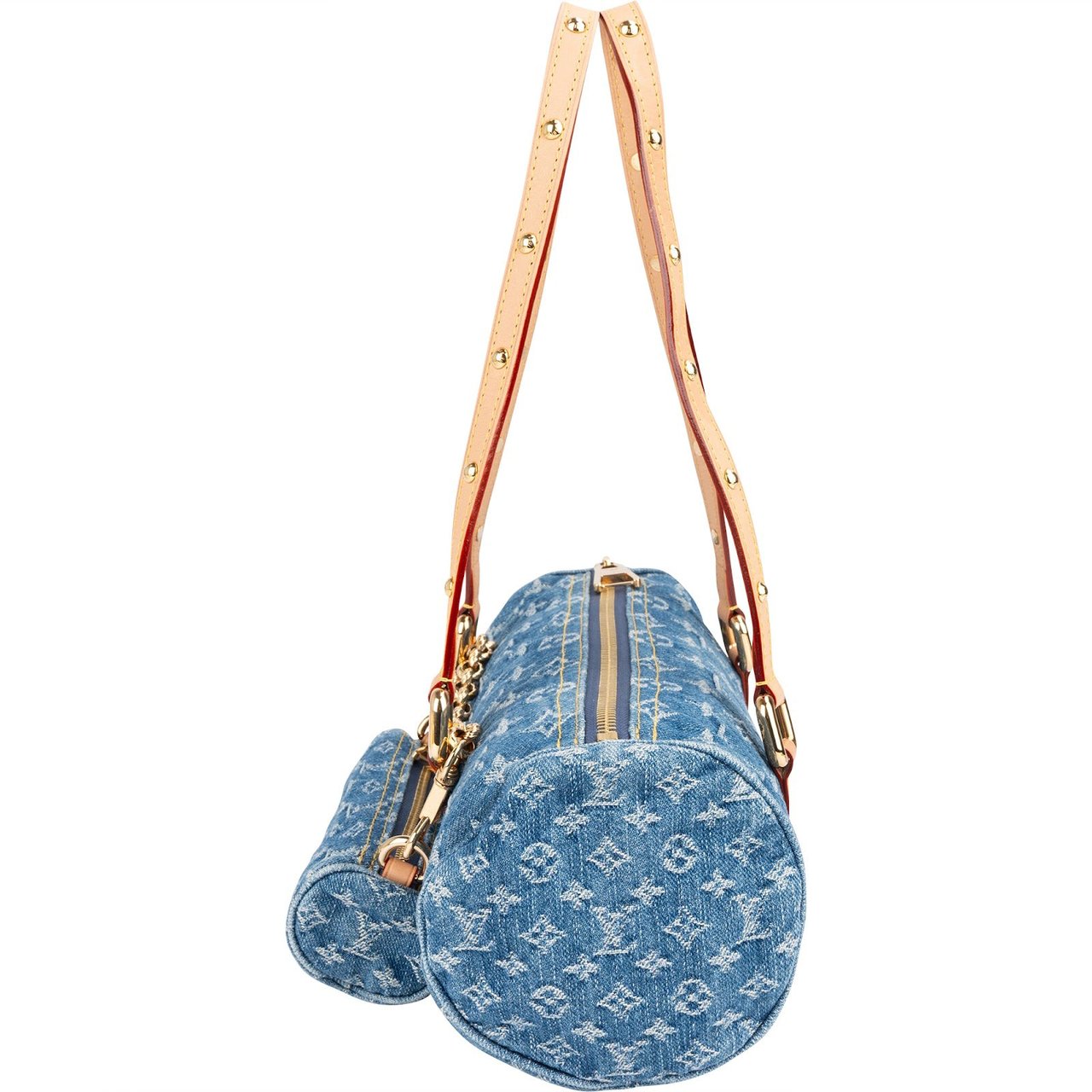 Louis Vuitton Louis Vuitton Monogram Denim Papillon Set Handbag Blauw