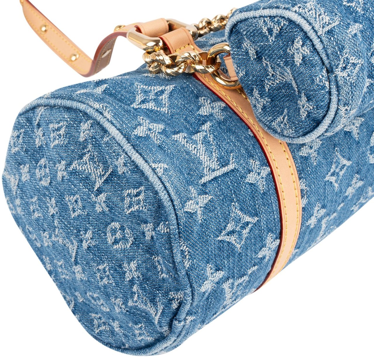 Louis Vuitton Louis Vuitton Monogram Denim Papillon Set Handbag Blauw