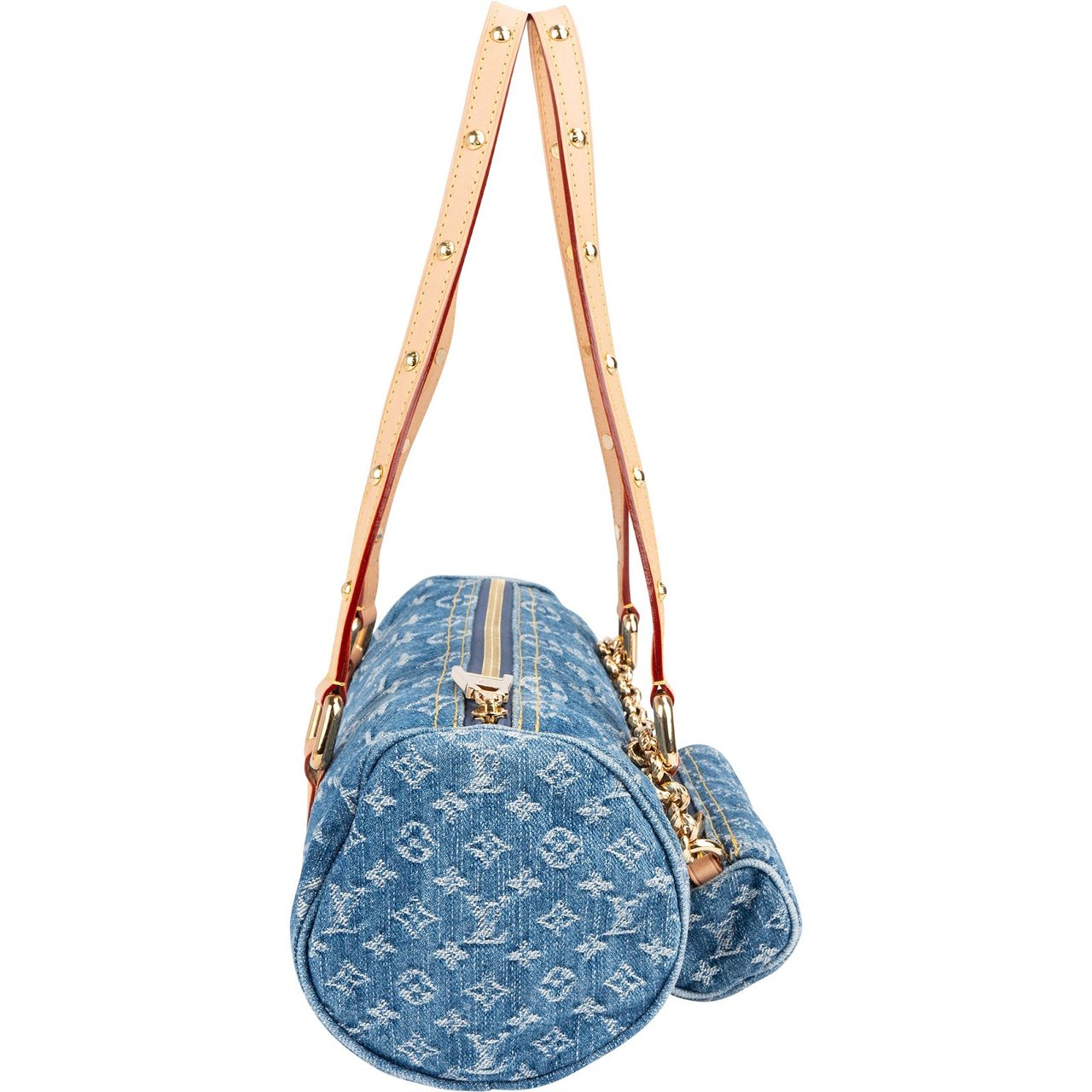 Louis Vuitton Louis Vuitton Monogram Denim Papillon Set Handbag Blauw