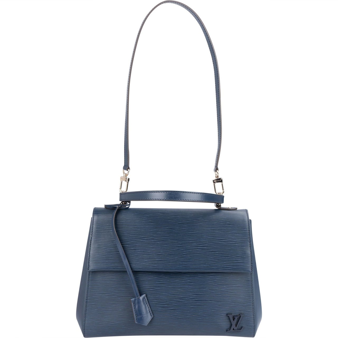 Louis Vuitton Louis Vuitton Blue Epi Leather Cluny MM Handbag Blauw