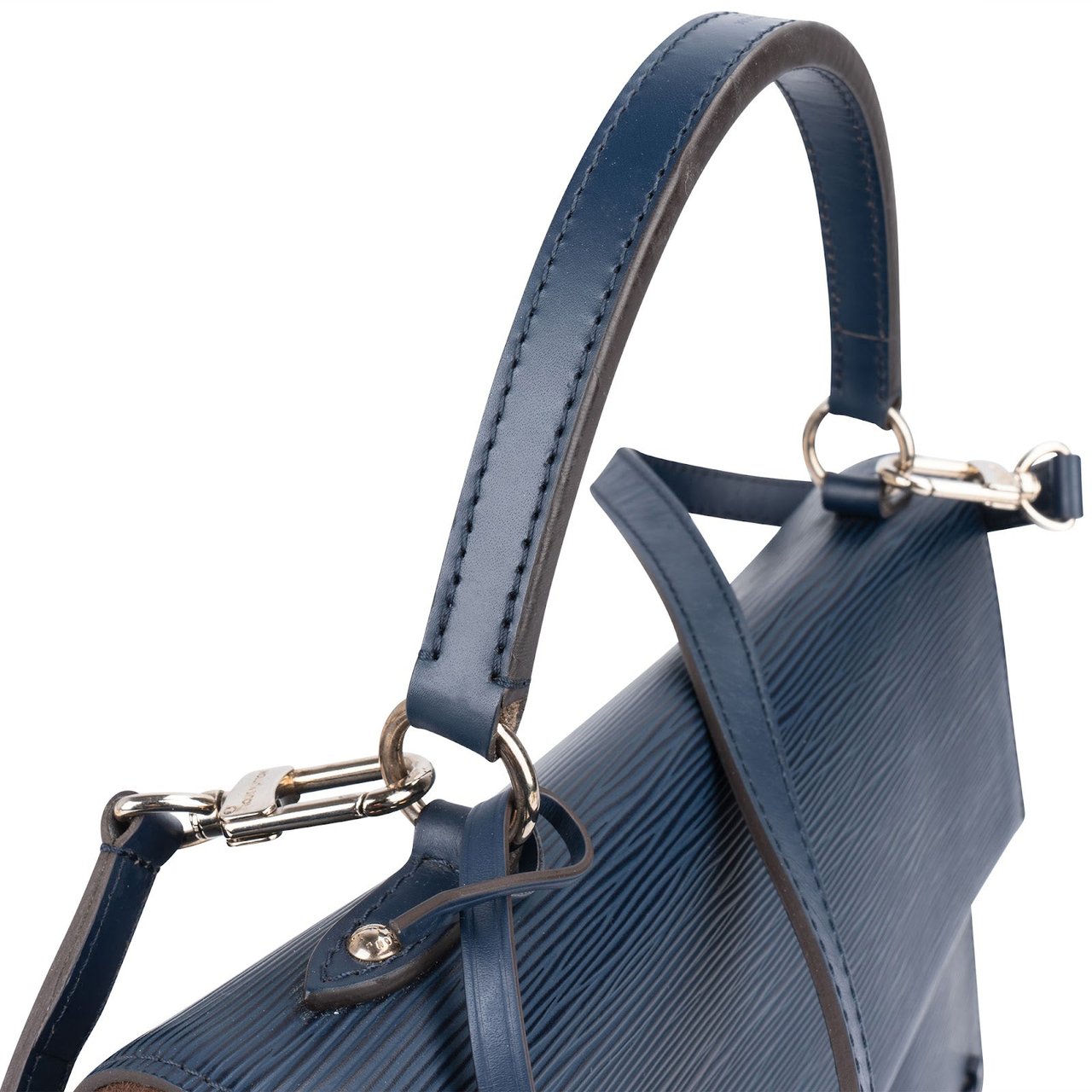 Louis Vuitton Louis Vuitton Blue Epi Leather Cluny MM Handbag Blauw