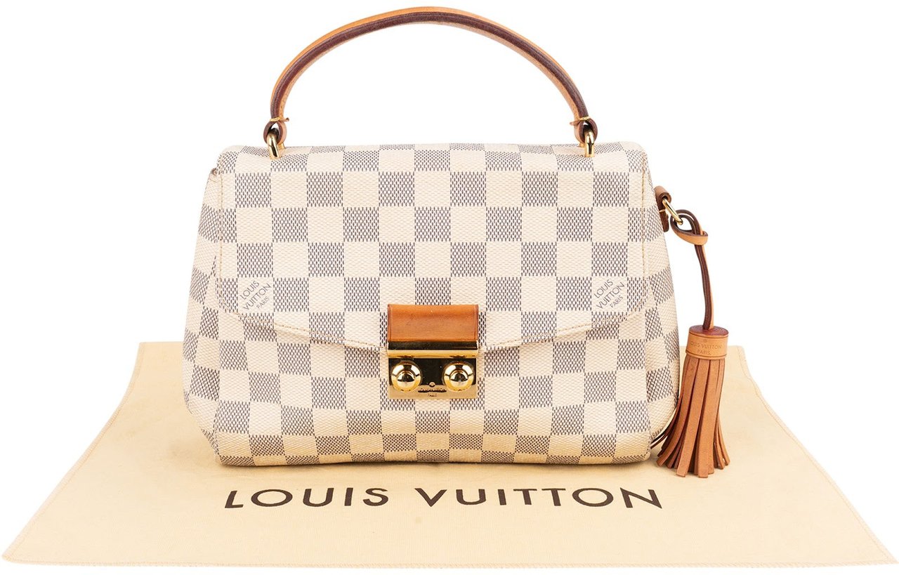 Louis Vuitton Monogram Damier Azur Canvas Croisette Handbag Divers