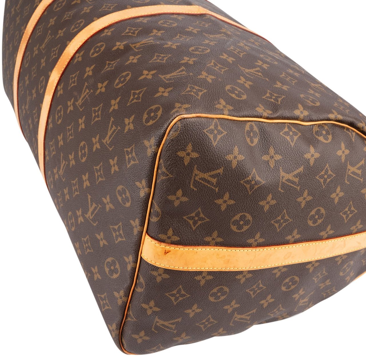 Louis Vuitton Louis Vuitton Monogram Canvas Keepall 60 Bandoulière Travel Bag Bruin